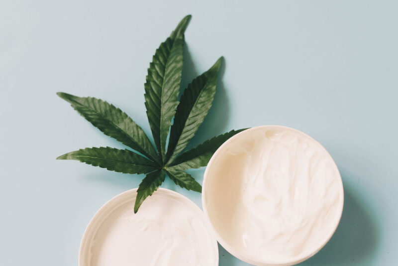Cannabis-infused face cream