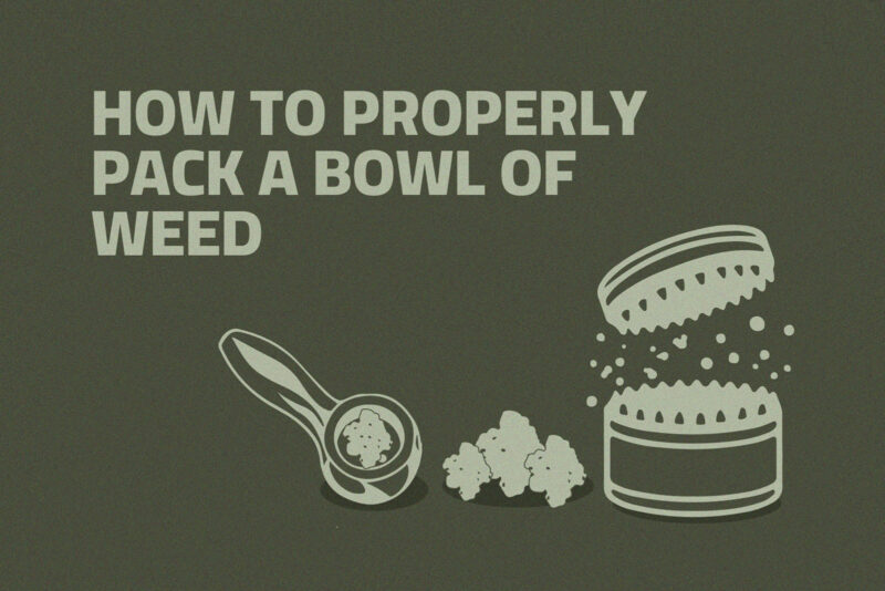 a graphic image depicting a pipe filled with freshly ground bud from a grinder