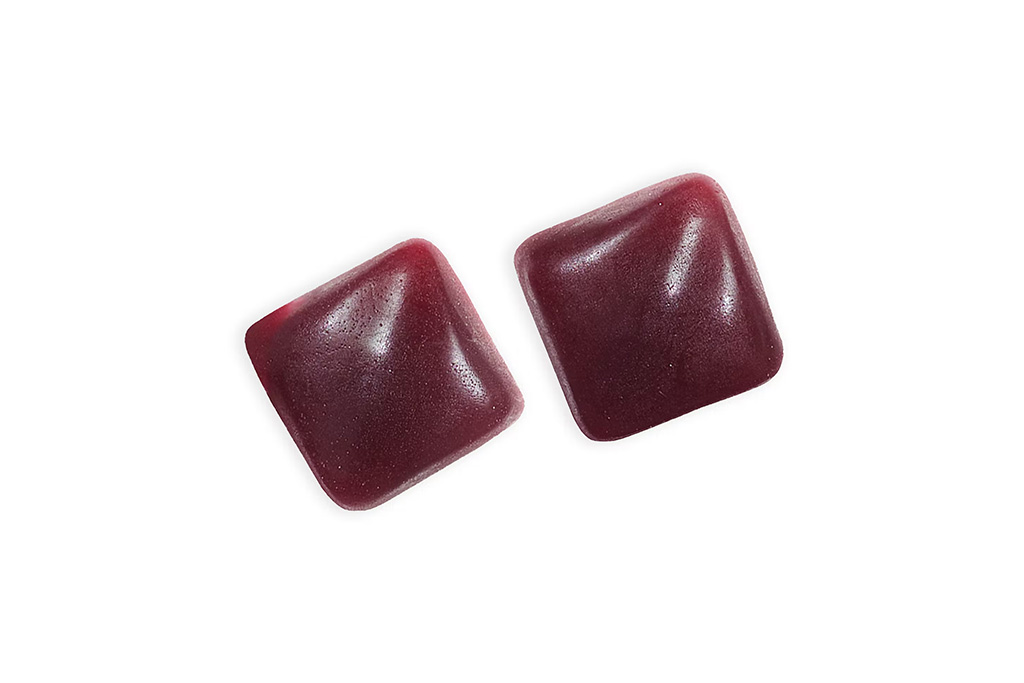 Two of Camino Midnight Blueberry soft chews