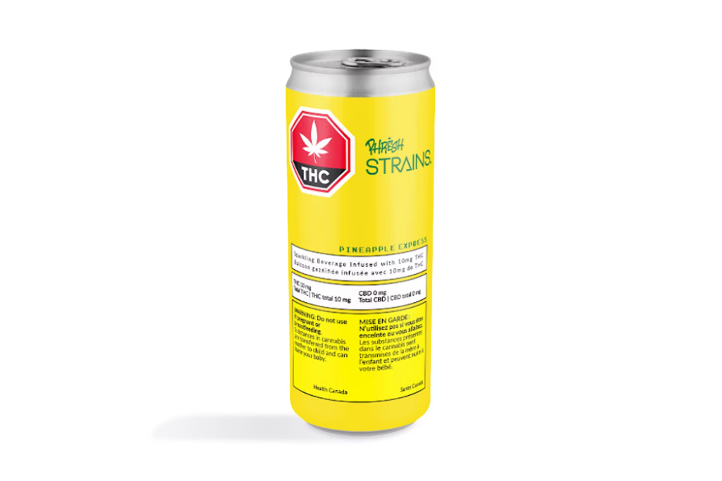  Phresh Cannabis Cultivation's Pineapple Express Sparkling Beverage 