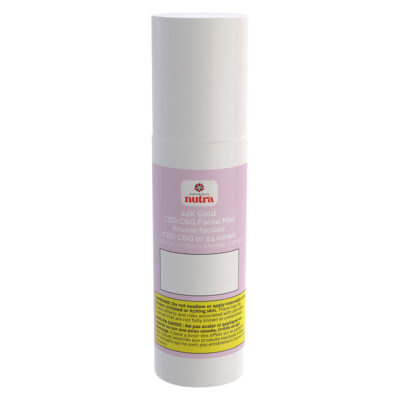 Naturally Nutra - 24K Gold CBD:CBG Facial Mist