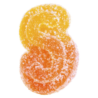 SOURZ by Spinach - Fully Blasted Peach Orange 1:1 THC CBD Gummy