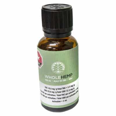 WholeHemp - Full Spectrum CBD Oil