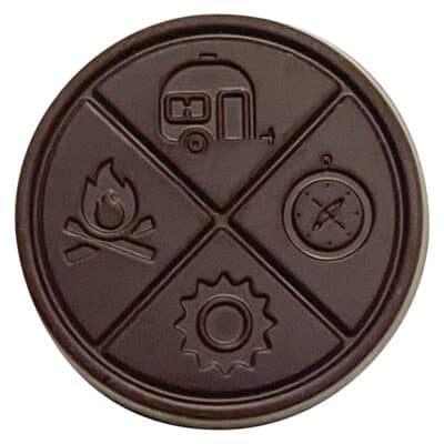The Hazy Camper - Hazy Mint THC Organic Dark Chocolate