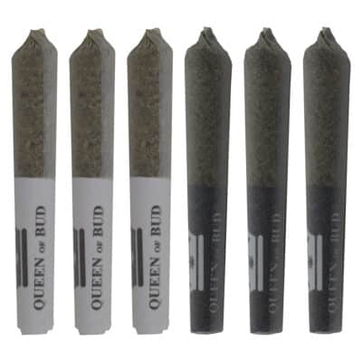 Queen of Bud - Clear Quartz vs Black Obsidian Diamond Infused Pre-Roll