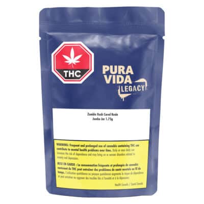 Pura Vida - Zombie Kush Cured Resin Jumbo Jar