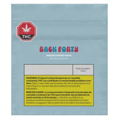 Back Forty - Rocket Berry Kush 510 Thread Cartridge