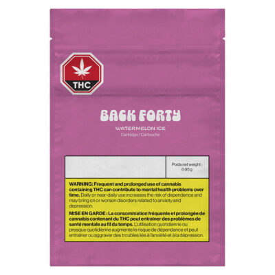 Back Forty - Watermelon Ice 510 Thread Cartridge