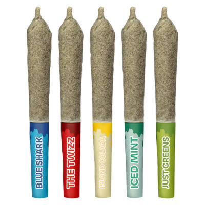 Sticky Greens - Five Of Diamonds - Liquid Diamond Double Infused Pre-Roll