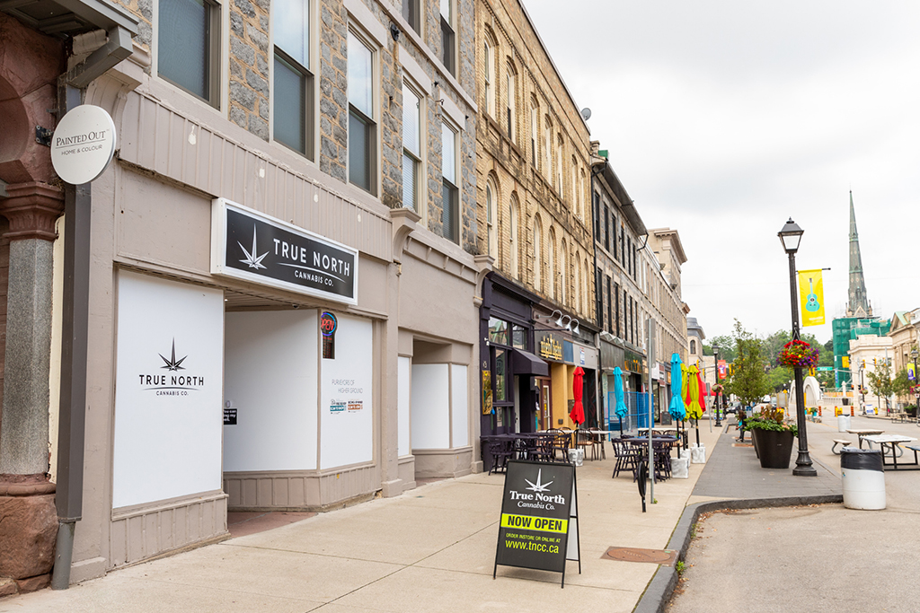 A True Cannabis North Co. storefront