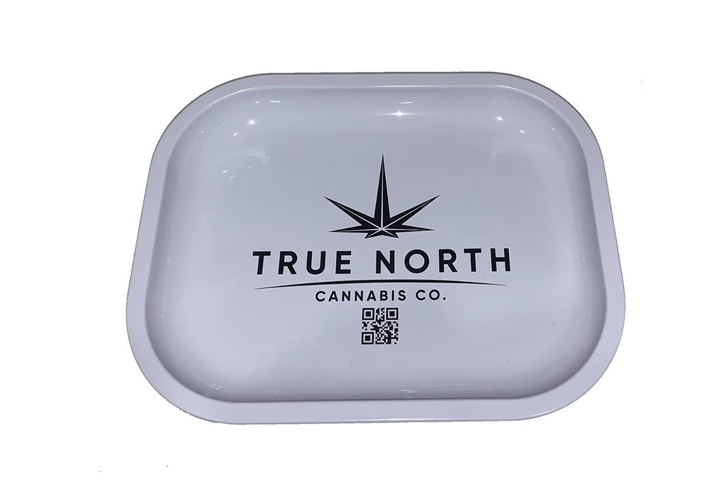 A True North Cannabis Co. rolling tray