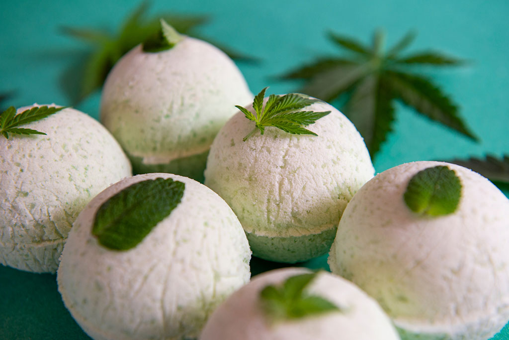 Cannabis bath bombs