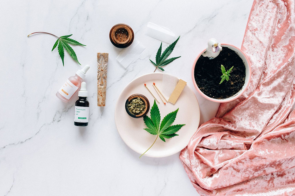 Cannabis-infused beauty products