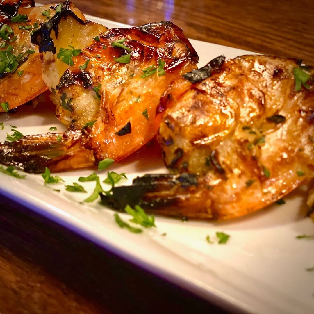 Santorini Mediterranean Grill’s Jumbo Shrimp Skewers