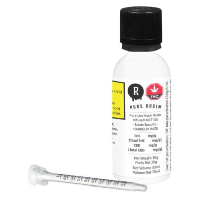 Pure Rosin - Pure Live Hash Rosin Infused MCT Oil - HARBOUR HAZE