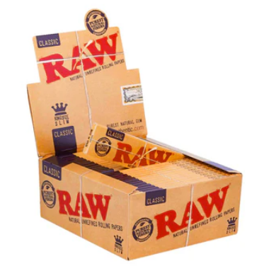 Raw Classic Natural Unrefined Hemp Rolling Papers KS