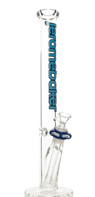 Jerome Baker 16" Tall Straight Base Bong W/Clip