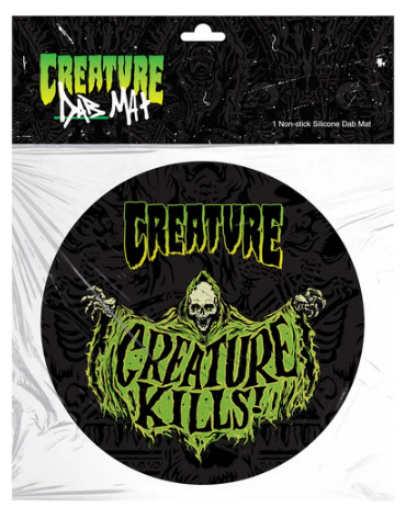 Creature 7.8" Reaper Kills Silicone Dab Mat