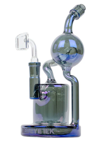 Red Eye Tek 8.5" Tall Metallic Terminator Finish Aorta Concentrate Recycler