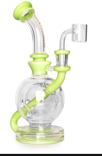 GEAR Premium 8" Tall Nucleus Concentrate Bubbler W/Honeycomb Pe
