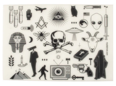 GEAR Premium 12" x 8.5" Glow in The Dark Dab Mat