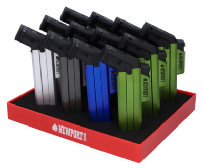 Newport Zero Side Torch Lighter Multiple Colours