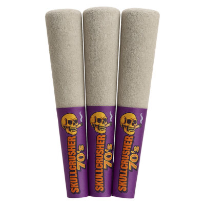 Skullcrusher 70's by RAD - Iced Raspberry - Quad Diamond Infused Pre-Roll