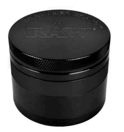 RAW x Hammercraft Black Aluminum 2.5" 63mm Grinder