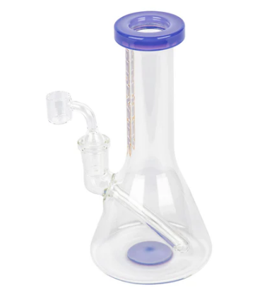 Red Eye Tek 8" Concentrate Beaker with Flat mouthpiece Assorted Colours