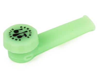 LIT silicone Pipe Glow-in-the-dark Assorted Colours