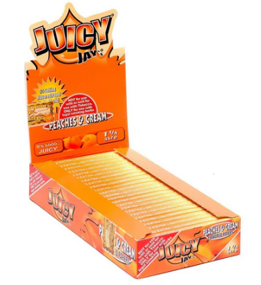 Juicy Jay's 1 1/4 Peaches & Cream Papers