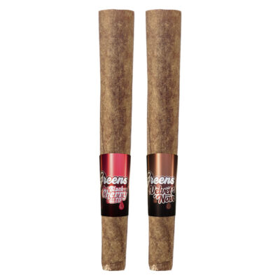 Sticky Greens - Black Cherry GLTO+Velvet Noir infused Blunt combo pack