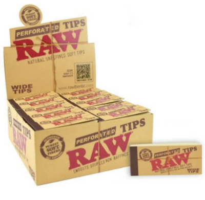 Raw Tips Soft Wide Perforated