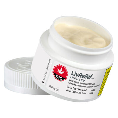 LivRelief Infused - CBD 1200 Extra Strength Transdermal Cream