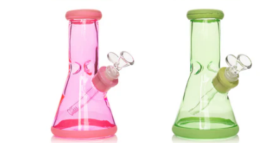 KTOO 8" Vivid Beaker Bongs Assorted Colours