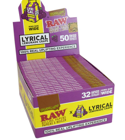 Raw Grape King Size Rolling Papers