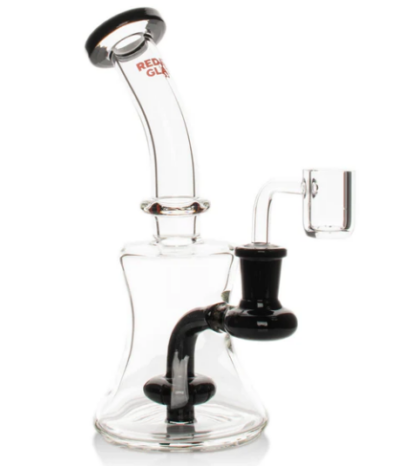 Red Eye Glass 8" Concentrate Rigs UFO Perk Assorted Colours