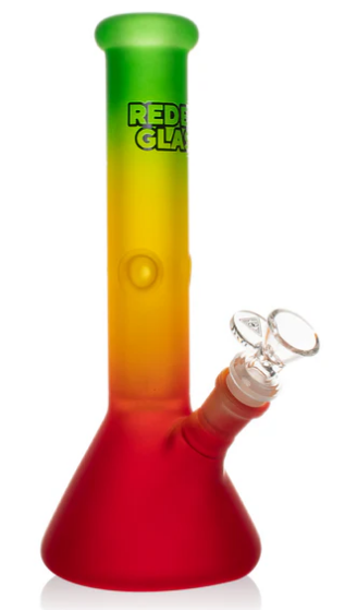 Red Eye 10" Frosted Beaker Base Bong Assorted Colours