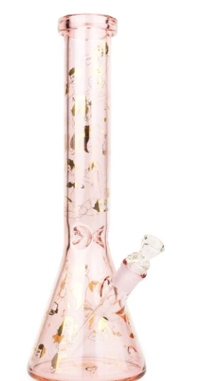 Red Eye Glass 15" Pin-up Beaker Tube Bong